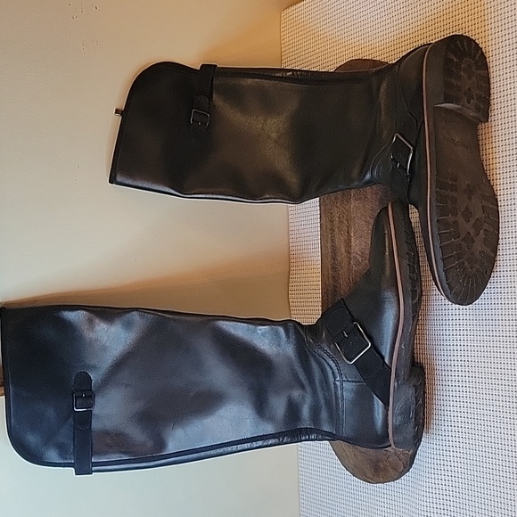 Franco Sarto Leather Knee Boots - Picture 2 of 8